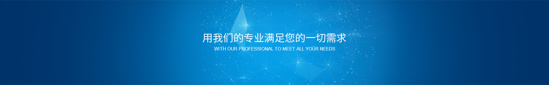 用我們的專(zhuān)業(yè)滿(mǎn)足您的一切需求